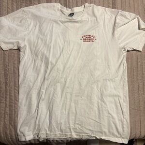 Staple White Tee with Red Graphic